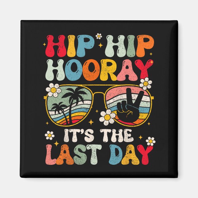 Imã Dia da Escola Alô Professora De Verão Groovy Women (Frente)