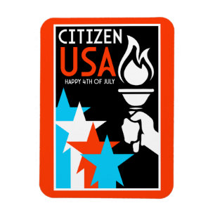 Ímã Dia da Independência Americana