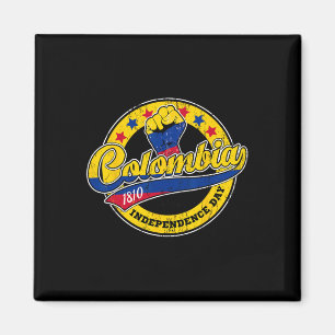 Imã Dia da Independência Bandeira da Colômbia Estilo R