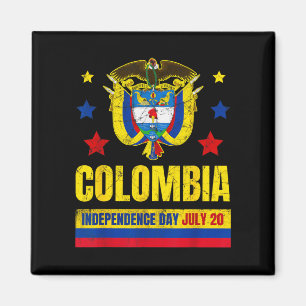 Imã Dia da Independência da Colômbia 20 de Julho Bande