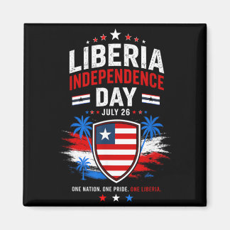 Imã Dia da Independência da Libéria 26 de Julho Bandei
