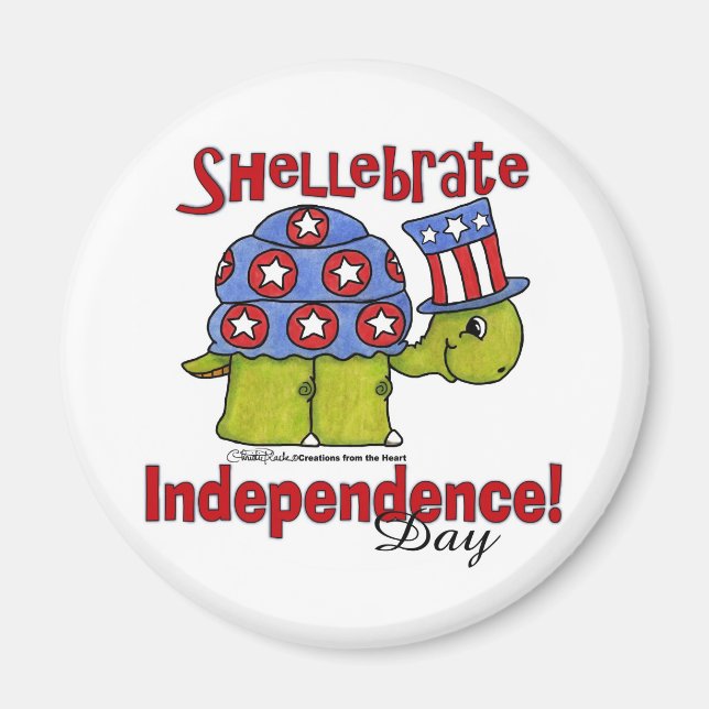 Imã Dia da Independência da Turtle Shellebrate! (Frente)