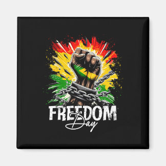 Imã Dia da Liberdade Juneteenth Punho do Poder Negro Q