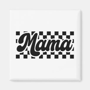 Imã Dia Da Mãe, Retro Vintage Mulheres Verificadas Mam