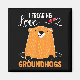 Imã Dia da Marmota Eu Amo Muito a Marmota Png