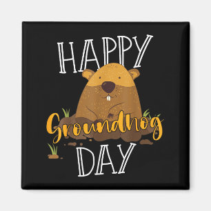 Imã Dia da Marmota Feliz Dia da Marmota