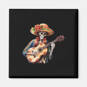 Imã Dia da Morta Lady Sugar Skull Dia De Los Muerto