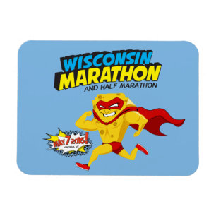 Ímã Dia da raça de maratona de Wisconsin