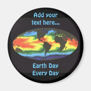 Imã Dia da Terra 2012 - Temperatura global da superfíc