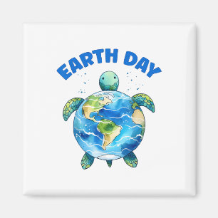 Imã Dia da Terra 2025 Tartaruga Marinha Salva O Planet