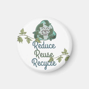 Imã Dia da Terra, reduzir o reciclar de reutilização,