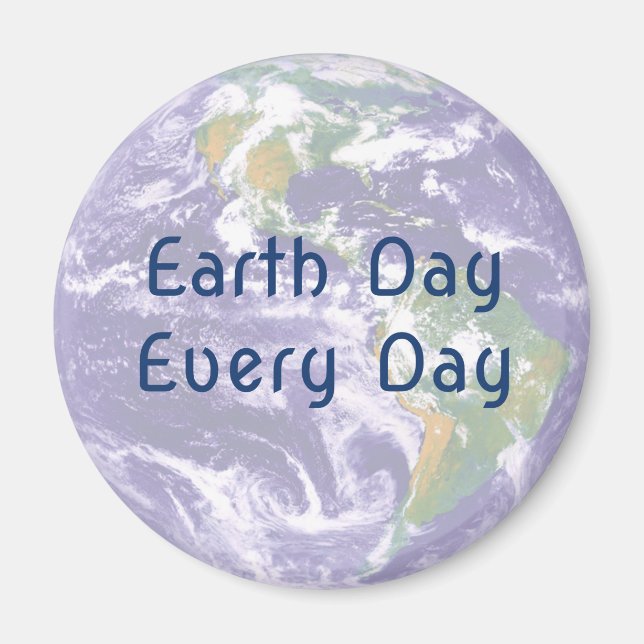 Imã Dia da Terra todo o dia (Frente)