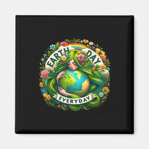 Imã Dia da Terra Todos os Dias Mãe Natureza Mãe Terra