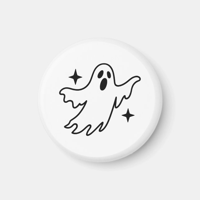 Imã Dia das Bruxas Fantasma (Frente)