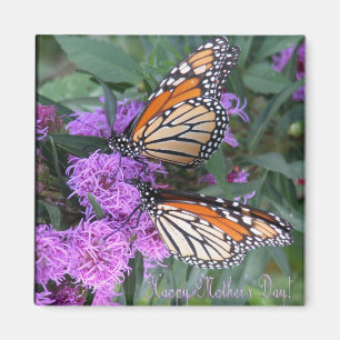 Imã Dia das mães feliz das borboletas gêmeas