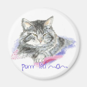 Imã Dia das mães - mamã de Purrr-fect - gato