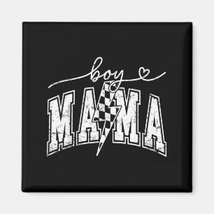 Imã Dia das Mães Xadrez Raio Boy Mama