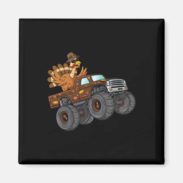 Imã Dia de Ação de Graças à Turquia a Caminhar Monstro (Frente)