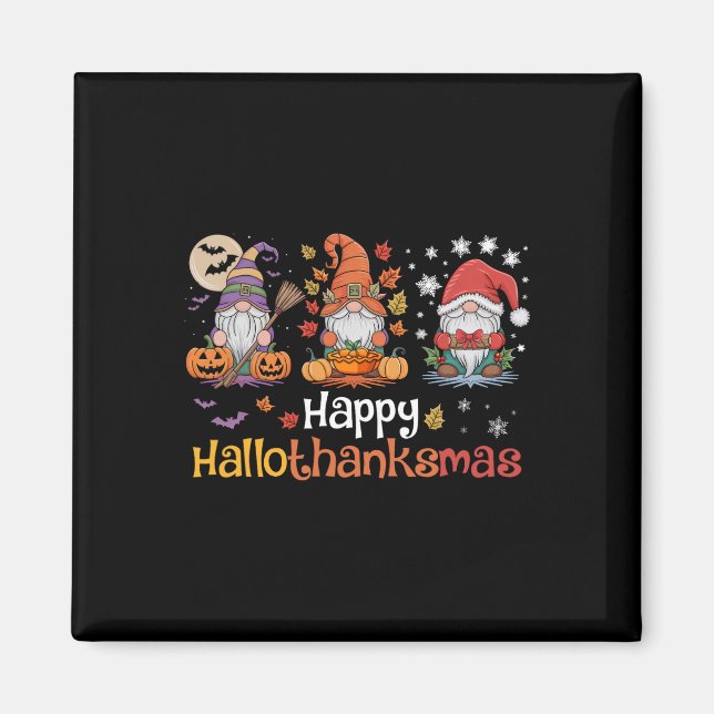 Imã Dia de Ação de Graças dos Gnomos de Hallothanksmas (Frente)