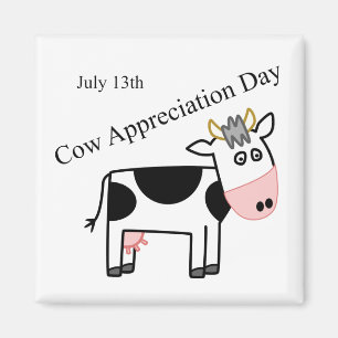 Imã Dia De Apreciação De Vaca Apenas Outro Feriado