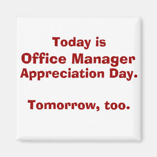 Imã Dia de Apreciação do Office Manager