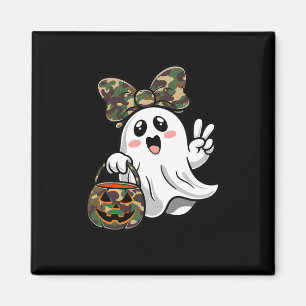 Imã Dia de as Bruxas engraçado Camouflage Camo Ghost H