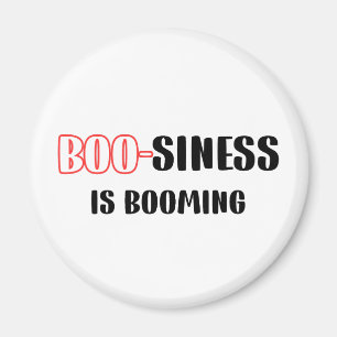 Imã Dia de as Bruxas engraçado Pun - Boo-siness está c