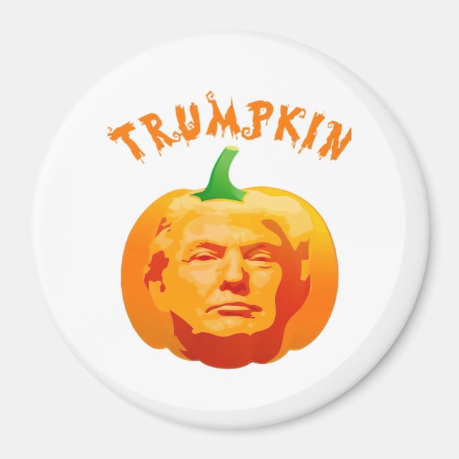 Imã Dia de as Bruxas engraçado Trumpkin Figurino - Est (Frente)