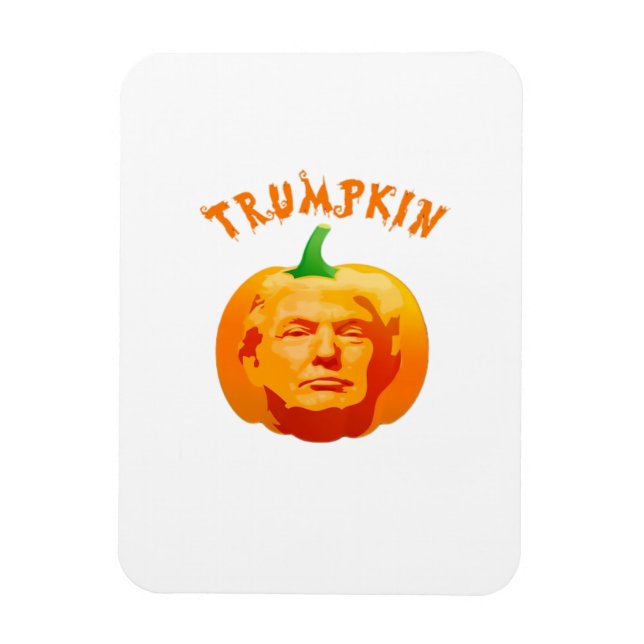 Ímã Dia de as Bruxas engraçado Trumpkin - Spooky Parod (Vertical)