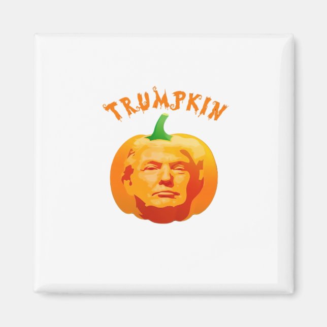 Imã Dia de as Bruxas engraçado Trumpkin - Spooky Parod (Frente)
