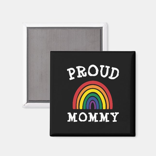 Imã Dia de as mães Arco-Íris Mamãe LGBTQ Ortodia (Front/Back)