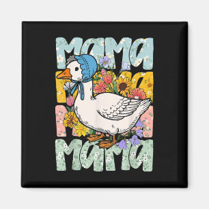 Imã Dia de as mães Boho Floral Mama Goose Mãe Bobo Goo