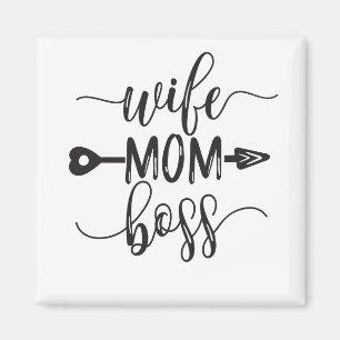 Imã Dia de as mães Dedicado Ideias Esposa Mãe Chefe