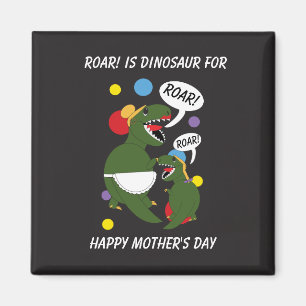 Imã Dia de as mães Dinossauro Filha Engraçada Person