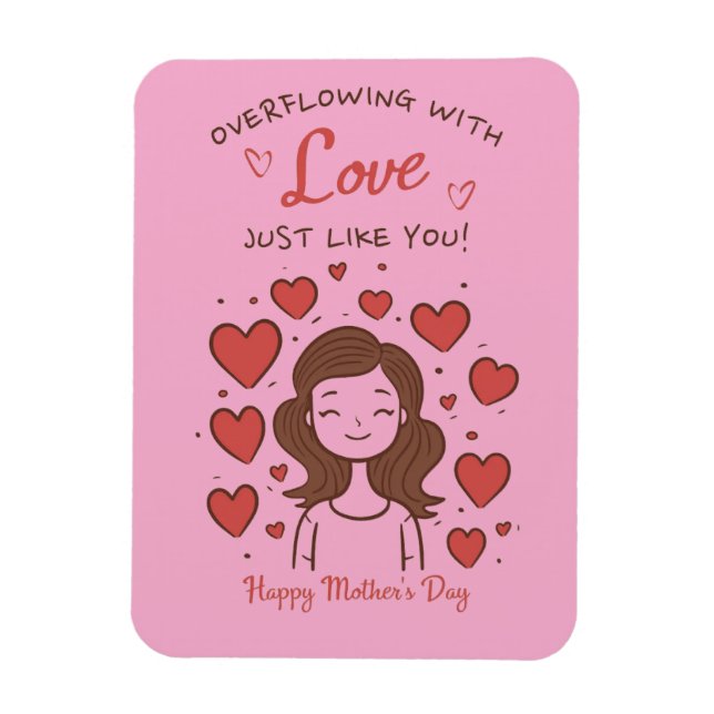 Ímã Dia de as mães Feliz (Vertical)