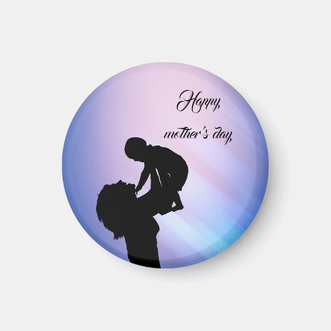 Imã Dia de as mães Feliz (Frente)