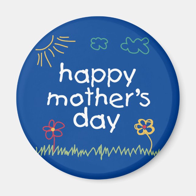 Imã Dia de as mães Feliz 5 (Frente)