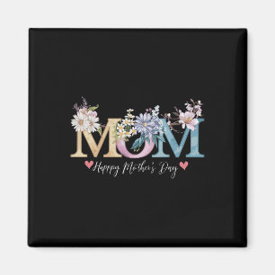 Imã Dia de as mães Feliz Com Mãe Floral