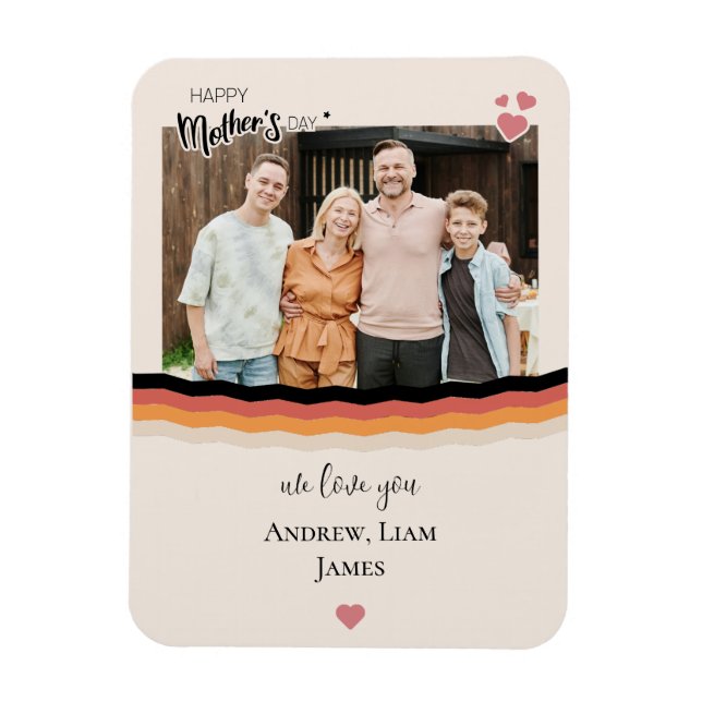 Ímã Dia de as mães feliz que te amamos (Vertical)