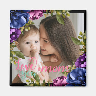 Imã Dia de as mães Floral Chic Tropical Boho Magnet