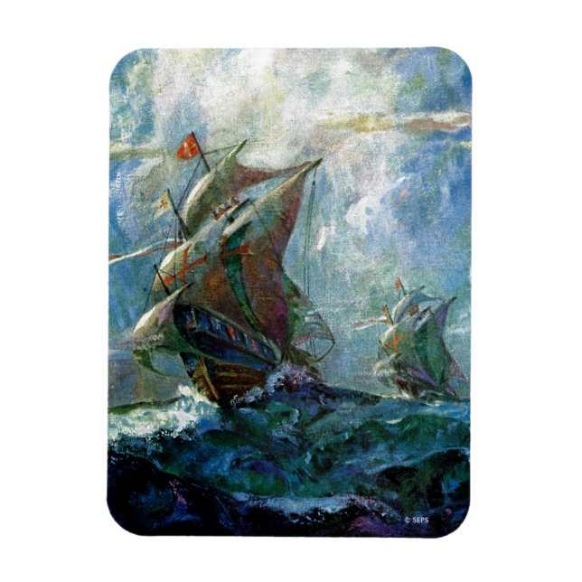 Ímã Dia de Colombo (Vertical)