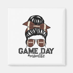 Imã Dia de Jogo de Futebol Americano Nd Bagunçado Mãe 