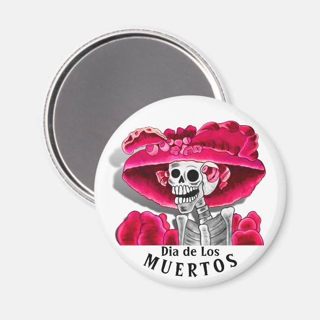 Imã Dia De Los Muertos (La Catrina) (Front/Back)