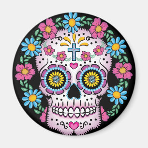 Imã Dia de los Muertos Skull