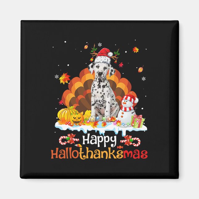 Imã Dia de Natal do Dia das Bruxas de Halloween (Frente)