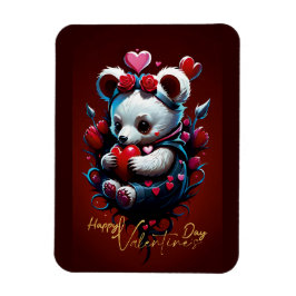 Ímã Dia de os namorados com Urso Rico