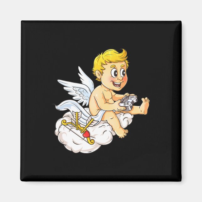Imã Dia de os namorados Cupid Video Gamer Controller B (Frente)