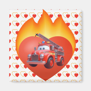Imã Dia de os namorados de bombeiros