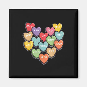 Imã Dia de os namorados De Palavras De Gírias Cardíaca