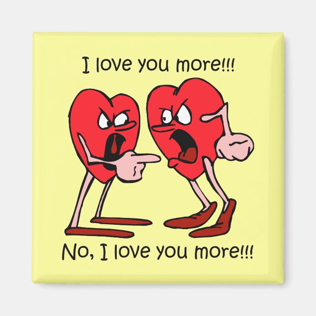 Imã Dia de os namorados engraçado (Frente)